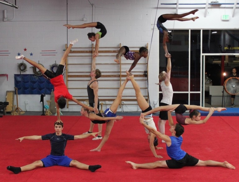 Acro Gymnastics Team in Redlands Gymnastics, Realis Gymnastics