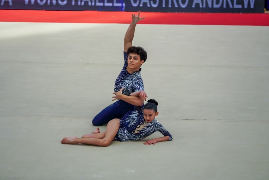 gymnastics champions in redlands gym